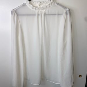 White blouse long sleeve